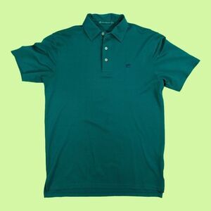 Southern Tide‎ Club Polo Shirt Size S Green Short Sleeve Men's